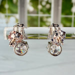 Custom 2.6ctw Lab Diamond Drop Earrings 14k