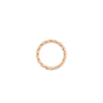 Twisted Rope Band 14k Rose Gold