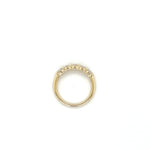 1.08ctw 5 Stone Lab Diamond Band 14k Yellow Gold