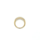 1.08ctw 5 Stone Lab Diamond Band 14k Yellow Gold