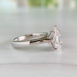 2.06ct Pear Lab Diamond Ring IGI Report