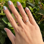 .50ctw Pear and Emerald Toi Et Moi Lab Diamond Ring 14k