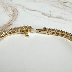 6.8ctw Lab Diamond Tennis Bracelet 14k