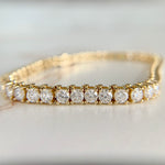 6.8ctw Lab Diamond Tennis Bracelet 14k