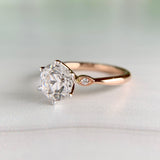 1.47ct Old European Lab Diamond Ring 14k