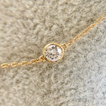 Lab Grown Diamonds By The Yard Necklace 14k Yellow Gold