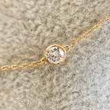 Lab Grown Diamonds By The Yard Necklace 14k Yellow Gold