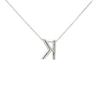 Diamond Initial “K” Necklace 10k