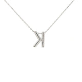 Diamond Initial “K” Necklace 10k