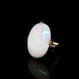 Antique Late Victorian Opal Ring 18k