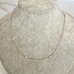 Lab Grown Diamonds By The Yard Necklace 14k Yellow Gold