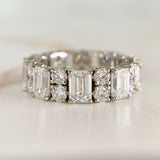 6.15ctw Lab Diamond Eternity Band 14k