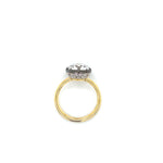 3.26ct Custom Old European Lab Diamond Ring 18k/Platinum