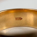 Vintage Wide Gold Band 14k