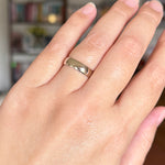 White Gold Band 14k