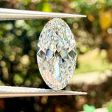 1.91ct Antique Cut Moval Lab Diamond