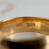 Vintage Wide Gold Band 14k