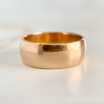 Vintage Wide Gold Band 14k