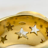 H. Stern Rutilated Quartz Star Ring 18k