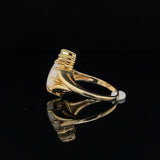 Opal and Diamond Ring 14k