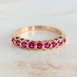 Rose Gold Ruby Effy Band 14k