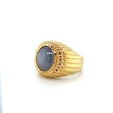 14.8 Carat Star Sapphire Ring 18k