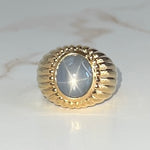 14.8 Carat Star Sapphire Ring 18k