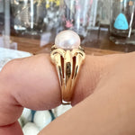 Pearl Ring 14k