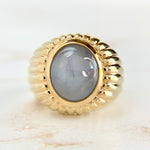 14.8 Carat Star Sapphire Ring 18k