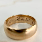 Antique 1906 Gold Band 14k