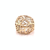 Dome Cut Out Ring 14k